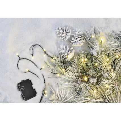 Corrente de Natal exterior LED 40xLED/3,3m IP44 branco quente