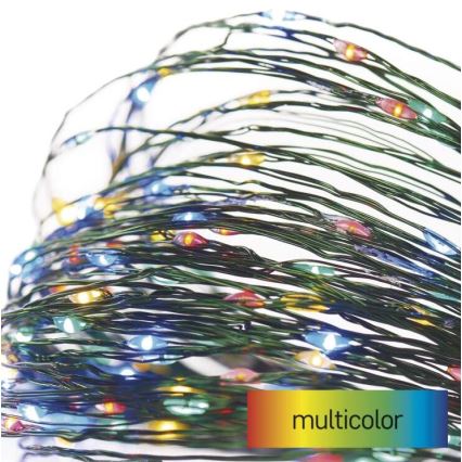 Corrente de Natal exterior LED 40xLED/9m IP44 multicolor