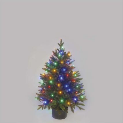 Corrente de Natal exterior LED 40xLED/9m IP44 multicolor