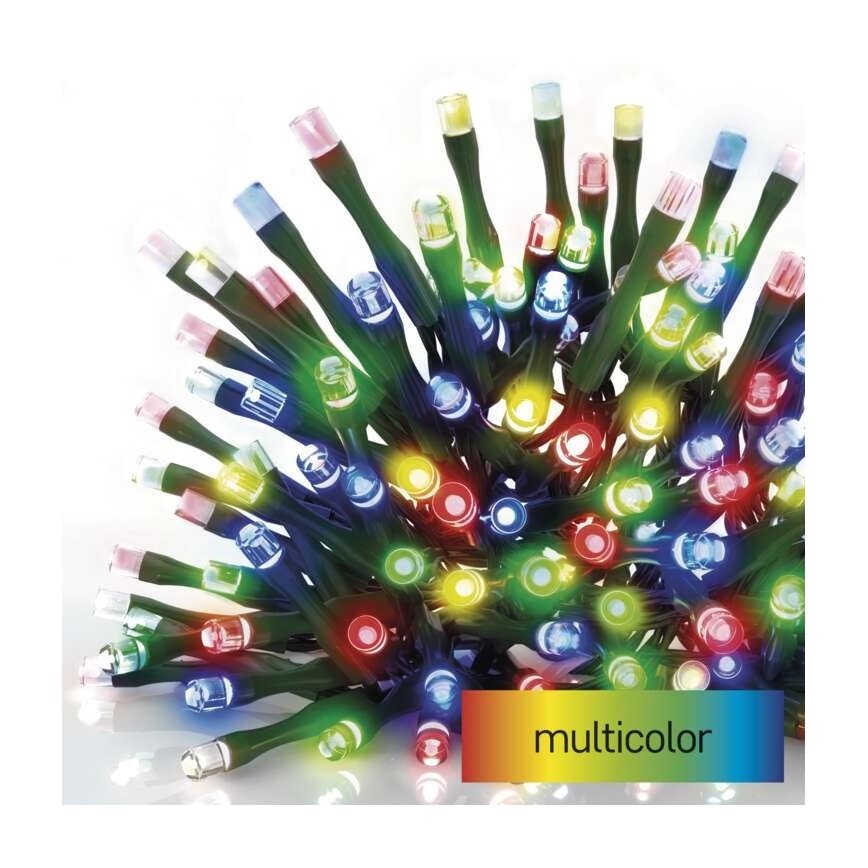 Corrente de Natal exterior LED 40xLED/9m IP44 multicolor