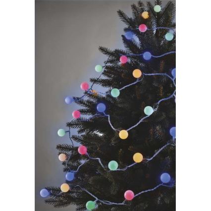 Corrente de Natal exterior LED 40xLED/9m IP44 multicolor