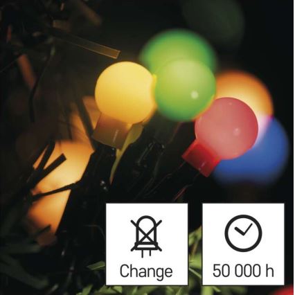 Corrente de Natal exterior LED 480xLED/53m IP44 multicolor
