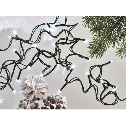 Corrente de Natal exterior LED 500xLED/55m IP44 branco frio