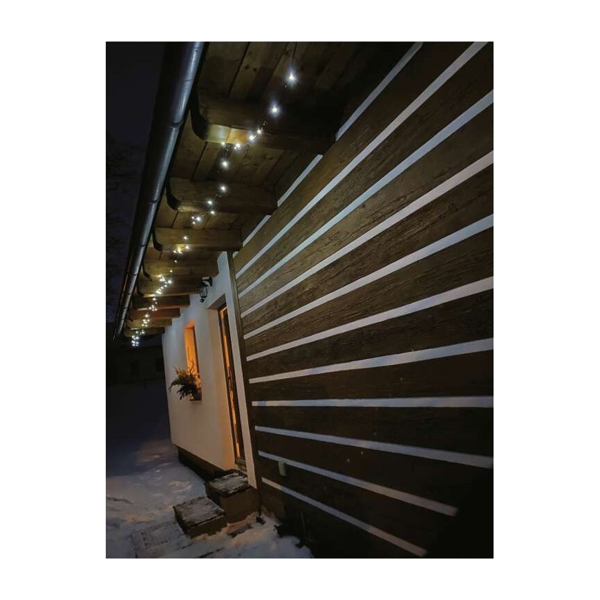 Corrente de Natal exterior LED 500xLED/55m IP44 branco frio