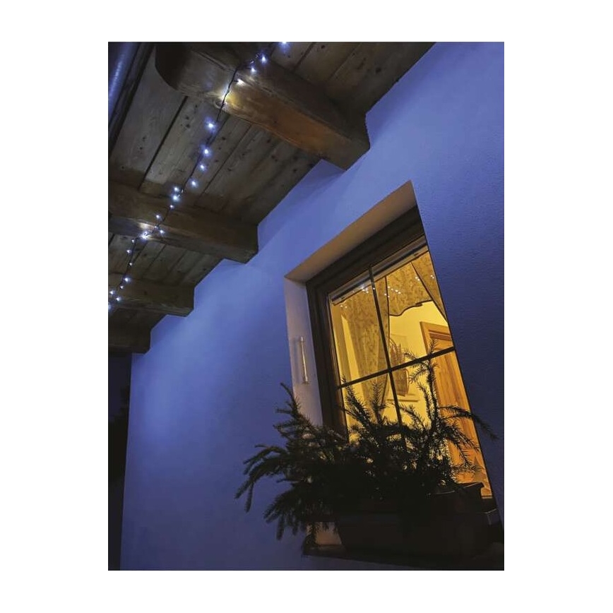 Corrente de Natal exterior LED 500xLED/55m IP44 branco frio