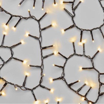 Corrente de Natal exterior LED 600xLED/17m IP44 branco quente