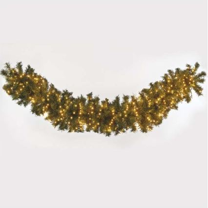 Corrente de Natal exterior LED 600xLED/17m IP44 vintage