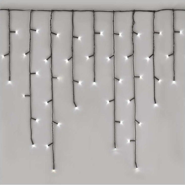 Corrente de Natal exterior LED 600xLED/8 modos 15m IP44 branco frio