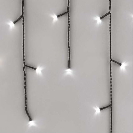 Corrente de Natal exterior LED 600xLED/8 modos 15m IP44 branco frio