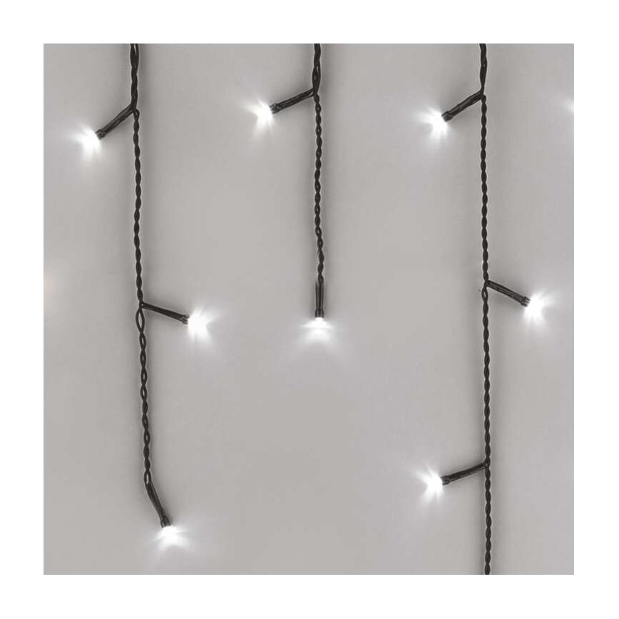 Corrente de Natal exterior LED 600xLED/8 modos 15m IP44 branco frio