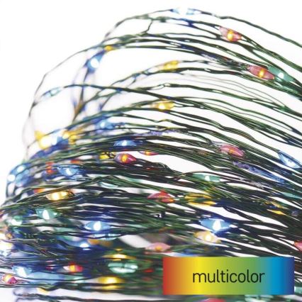 Corrente de Natal exterior LED 75xLED/12,5m IP44 multicolor