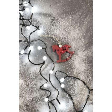 Corrente de Natal exterior LED 80xLED/13m IP44 branco frio