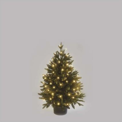 Corrente de Natal exterior LED 80xLED/13m IP44 branco quente