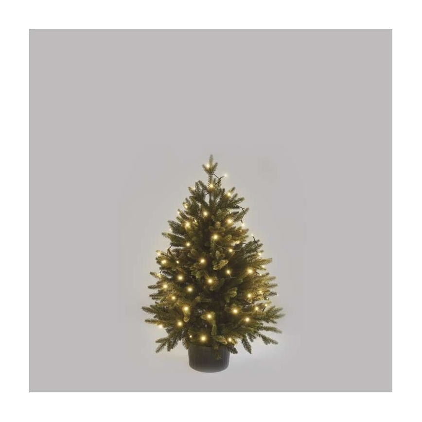 Corrente de Natal exterior LED 80xLED/13m IP44 branco quente