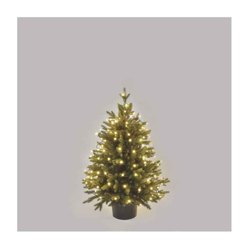 Corrente de Natal exterior LED 80xLED/13m IP44 branco quente