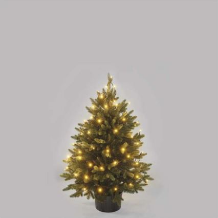 Corrente de Natal exterior LED 80xLED/13m IP44 vintage