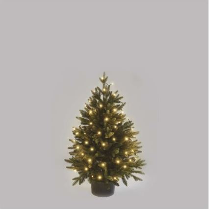 Corrente de Natal exterior LED 80xLED/6,1m IP44 branco quente