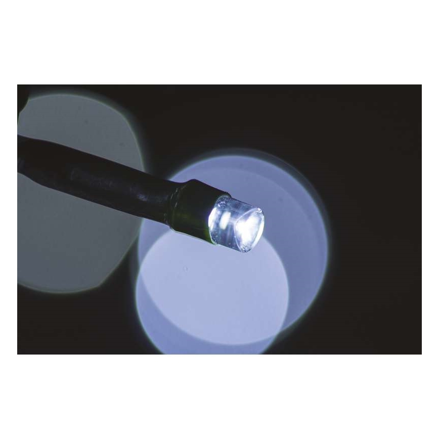 Corrente de Natal Exterior LED CHAIN 80xLED 13m IP44 branco frio