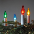 Corrente de Natal FELICIA 16xE10 13,5m multicolor Fabricado na Europa