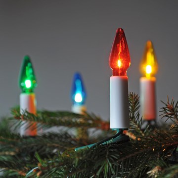 Corrente de Natal FELICIA 16xE10 13,5m multicolor Fabricado na Europa