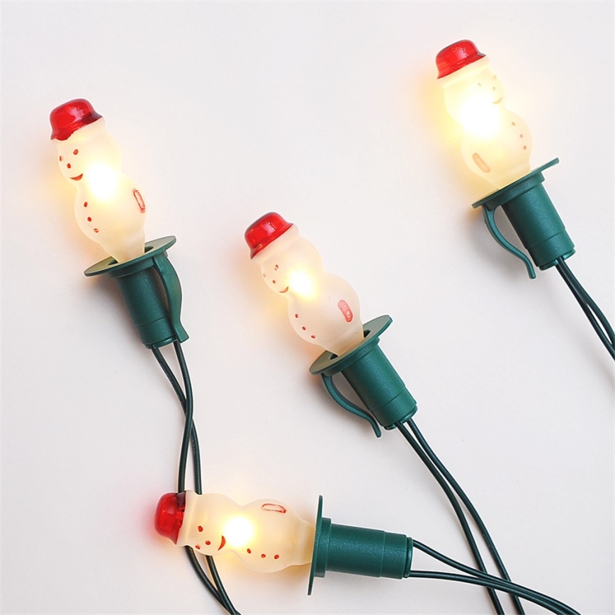 Corrente de Natal FIGURINA 12xE10 10,7m Fabricado na Europa