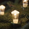 Corrente de Natal LANTERN 12xE10/10,7m branco quente Fabricado na Europa