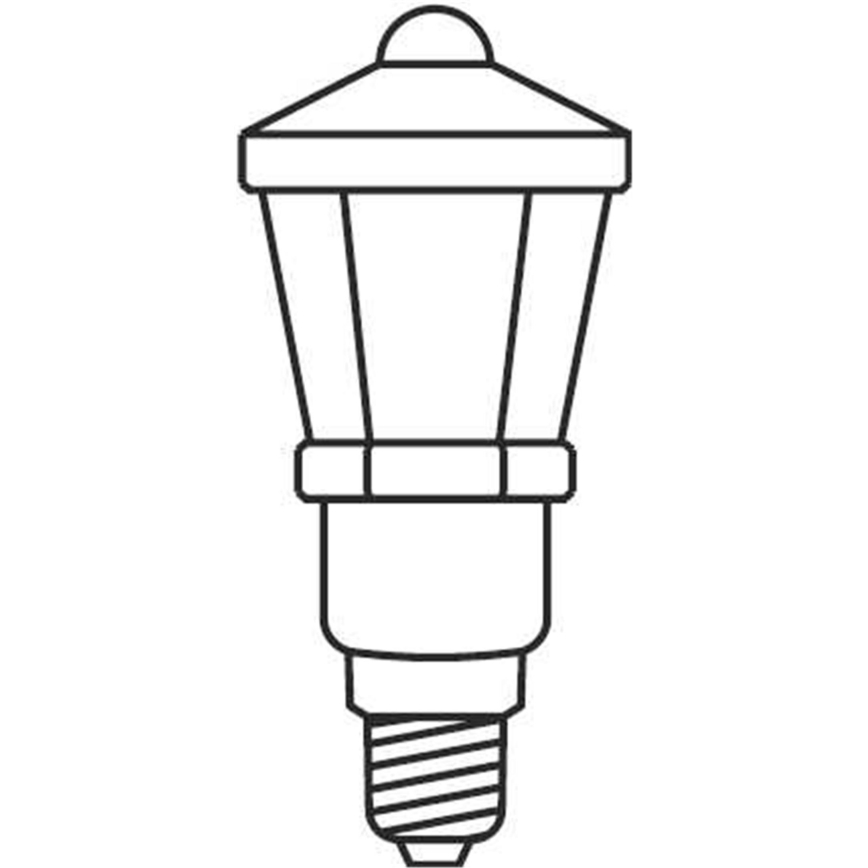 Corrente de Natal LANTERN 12xE10/10,7m branco quente Fabricado na Europa
