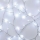 Corrente de Natal LED 100xLED/3xAA 2,7 m branco frio