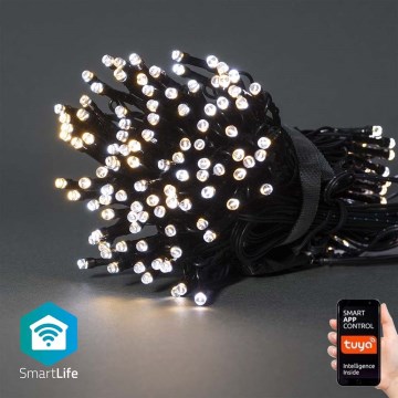 Corrente de Natal LED 100xLED/8 funções 15m IP65 Wi-Fi Tuya