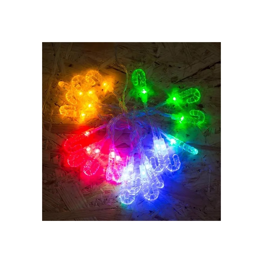 Corrente de Natal LED 20xLED 2,25m multicolor bengala