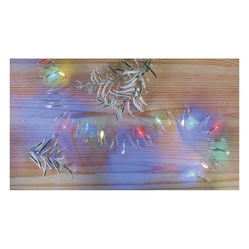 Corrente de Natal LED 20xLED/2,4m multicolor