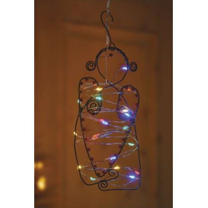 Corrente de Natal LED 20xLED/2,4m multicolor