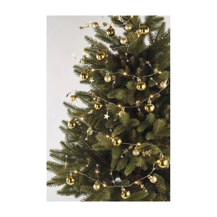 Corrente de Natal LED 20xLED/2xAA 2,2 m branco quente