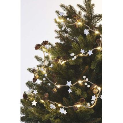 Corrente de Natal LED 20xLED/2xAA 2m
