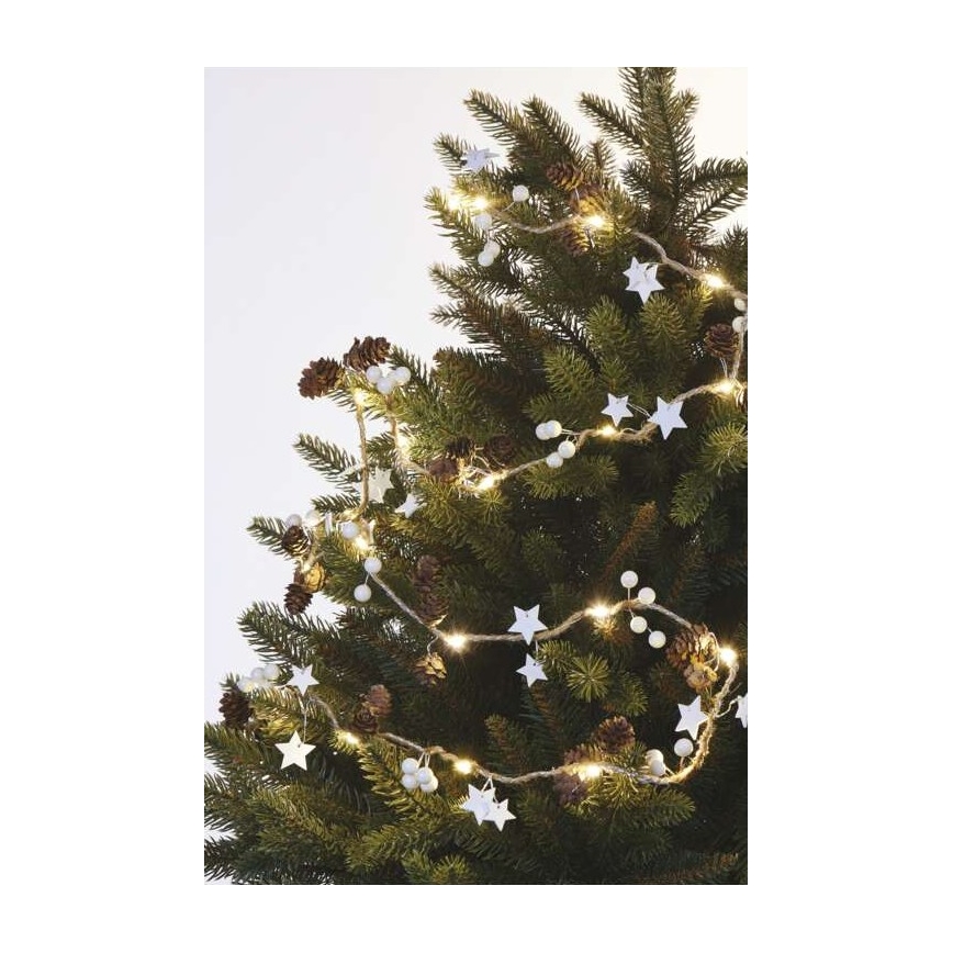 Corrente de Natal LED 20xLED/2xAA 2m