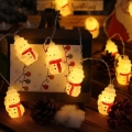 Corrente de Natal LED 20xLED/3xAA/branco quente 3,3m boneco de neve