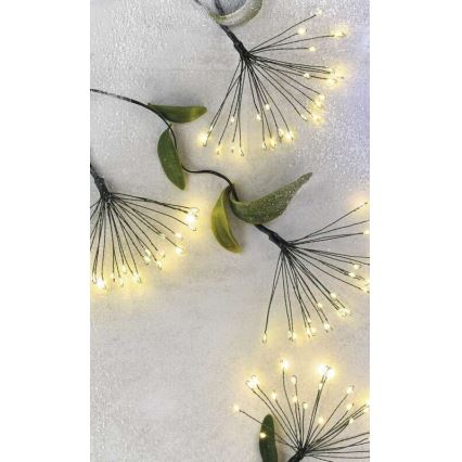 Corrente de Natal LED 300xLED/8,2m branco quente