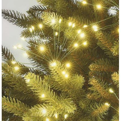 Corrente de Natal LED 300xLED/8,2m branco quente
