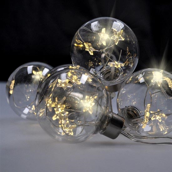 Corrente de Natal LED 30xLED 2,5m branco quente