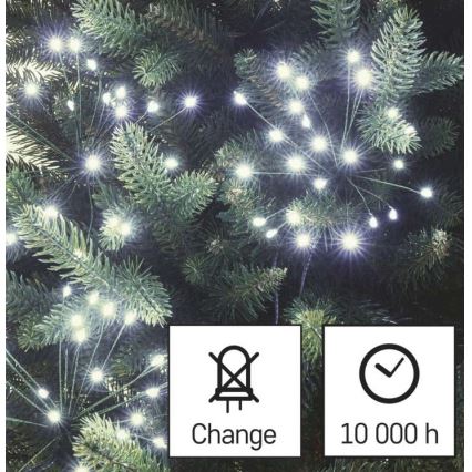 Corrente de Natal LED 450xLED/11m branco frio
