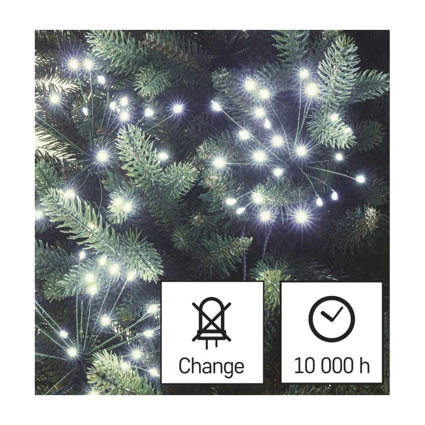Corrente de Natal LED 450xLED/11m branco frio