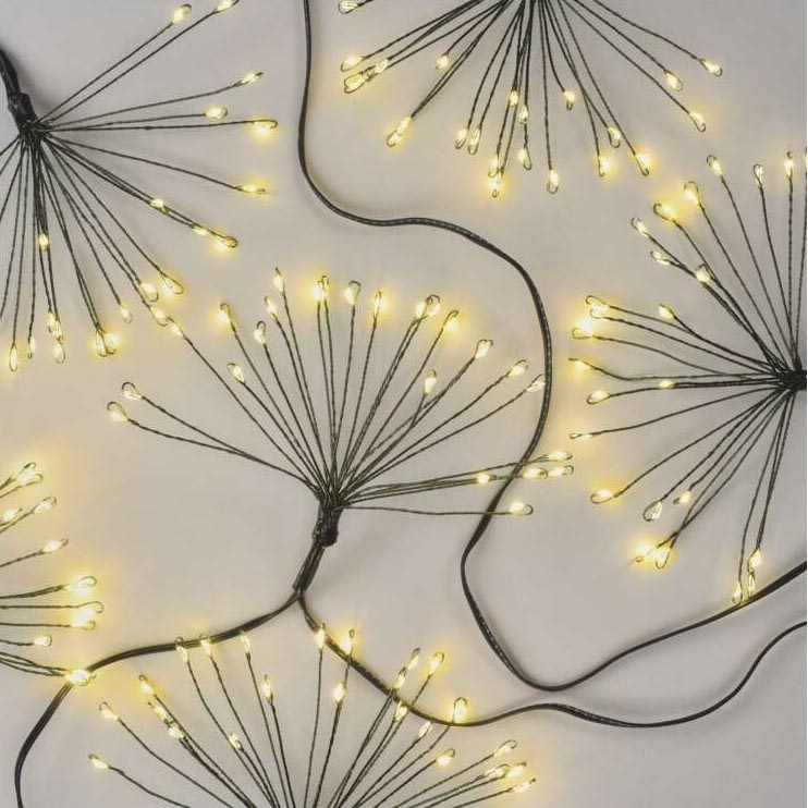 Corrente de Natal LED 450xLED/11m branco quente