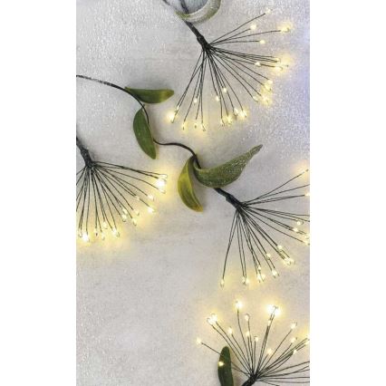 Corrente de Natal LED 450xLED/11m branco quente