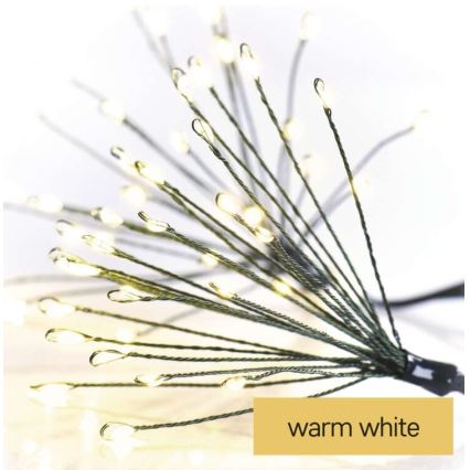 Corrente de Natal LED 450xLED/11m branco quente