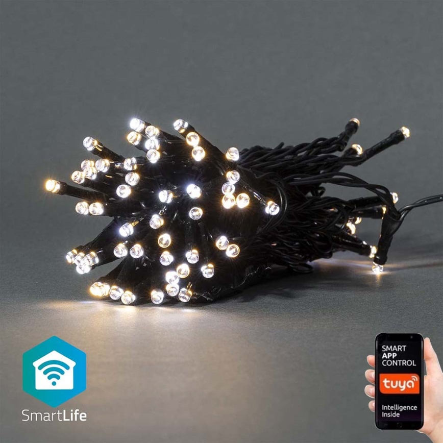 Corrente de Natal LED 50xLED/8 funções 10m IP65 Wi-Fi Tuya