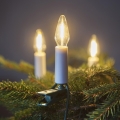 Corrente de Natal LED FELICIA FILAMENT 16xLED 13,5m branco quente Fabricado na Europa