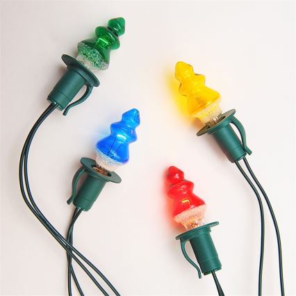 Corrente de Natal TREE 12xE10 10,7m multicolor Fabricado na Europa