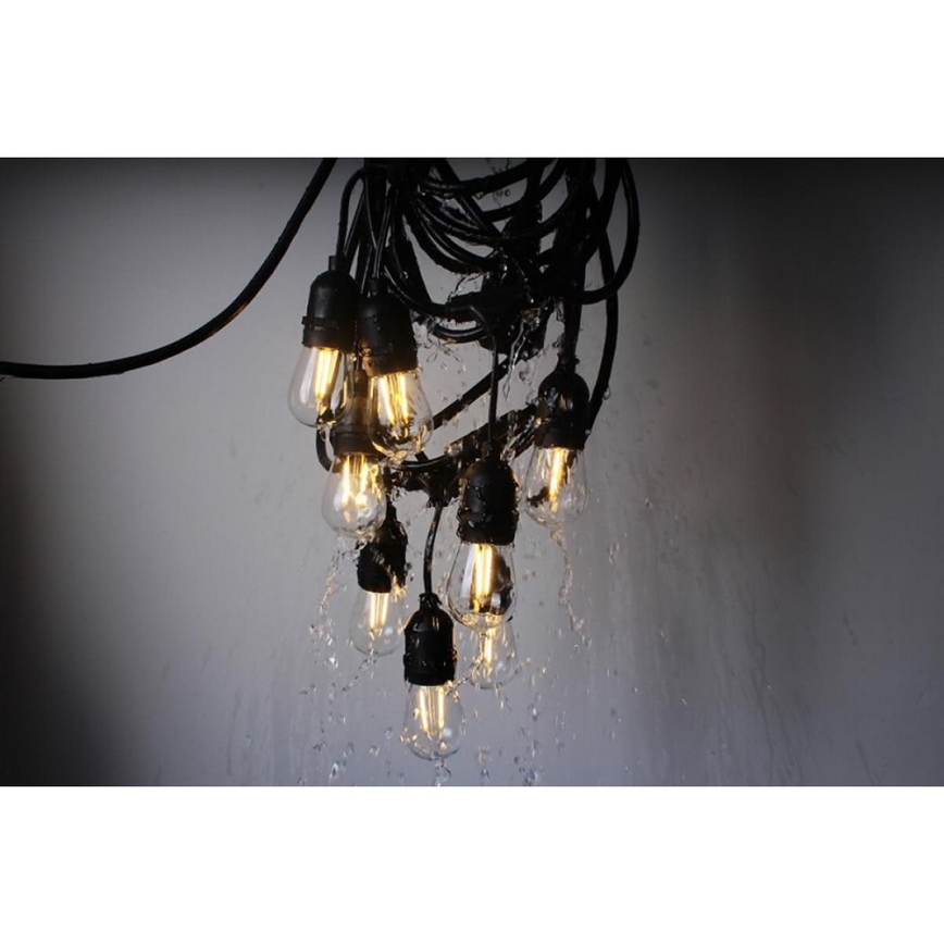 Corrente decorativa exterior GIRLANDA 10 m 10xE27/10W/230V IP44
