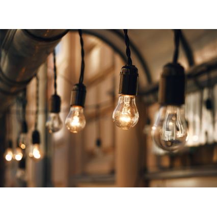 Corrente decorativa exterior GIRLANDA 17 m 15xE27/15W/230V IP44