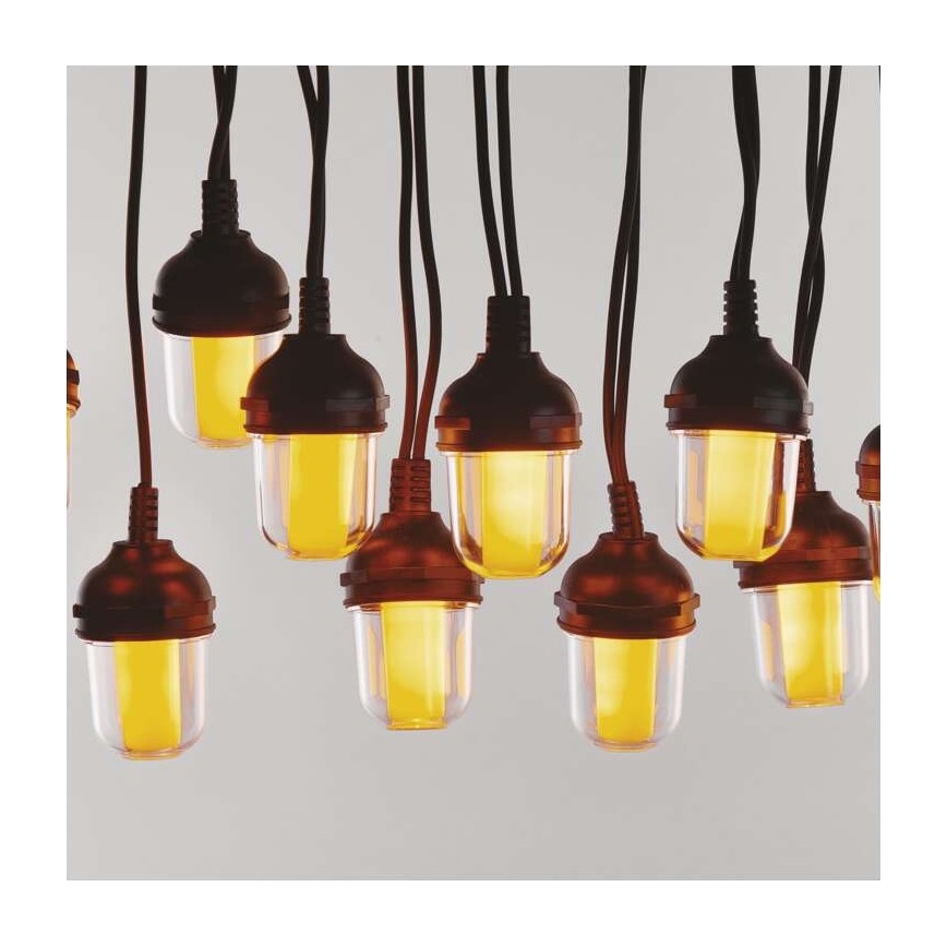Corrente decorativa exterior LED 100xLED/9,5m IP44